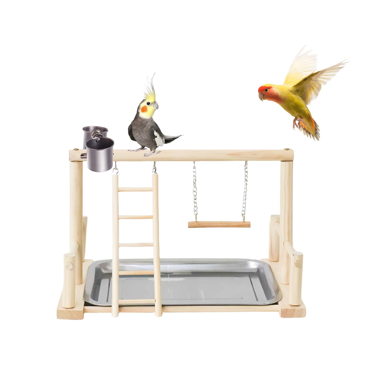 Amazon | インコ 遊び場 鳥の遊び場 止まり木 鳥用 遊び場